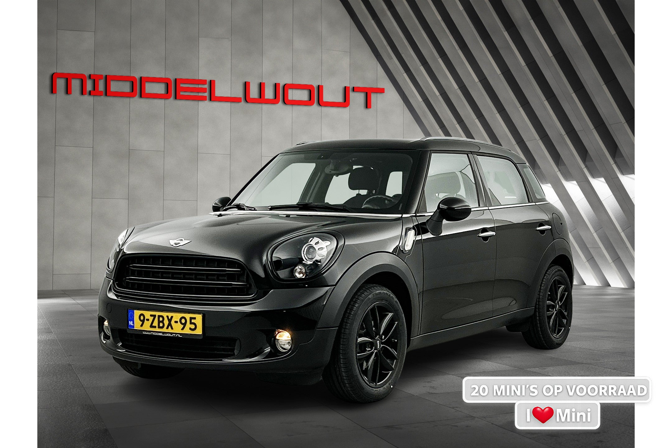 MINI Countryman Mini 1.6 Knockout Black-Edition Climate/Xenon/Park.sens/17'LMV 52529682 afbeelding 1 hexon-img:81873a6dd28ab524