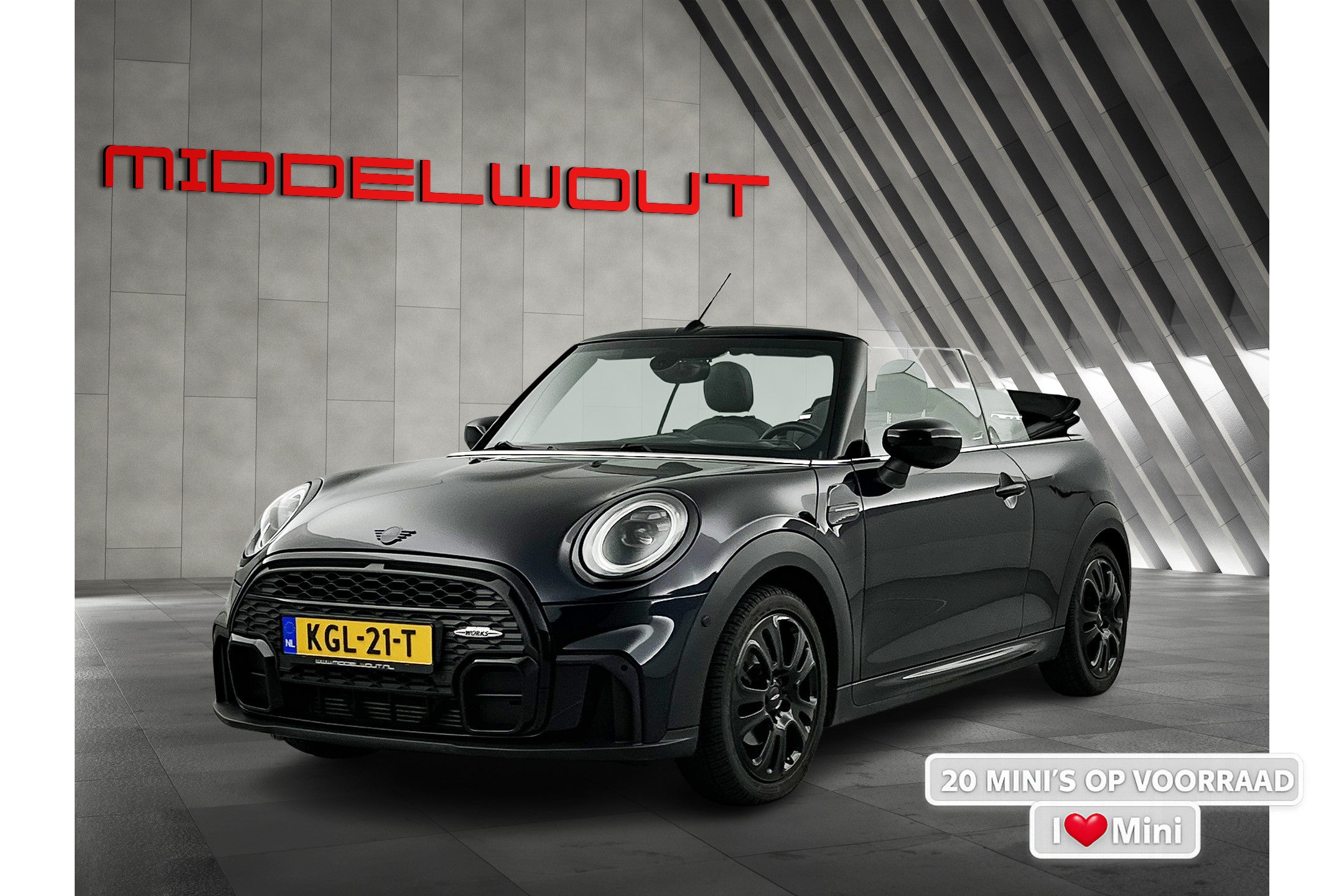 MINI Cooper Cabrio 1.5 John Works Camera/Yours-Leder/Head-Up Display/Keyless 54837066 afbeelding 1 hexon-img:66b8b9171d2e9ea5