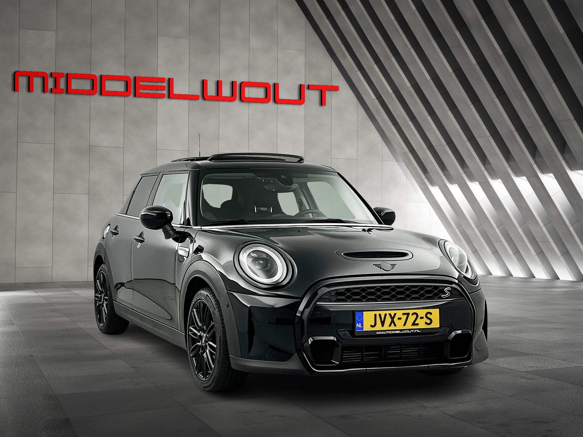 MINI Cooper S Mini 2.0 Aut. Black-Edition Pano-dak/Leder-Sportstoel/17'LMV 51280236 afbeelding 2 hexon-img:6172ce3e0d19b6de