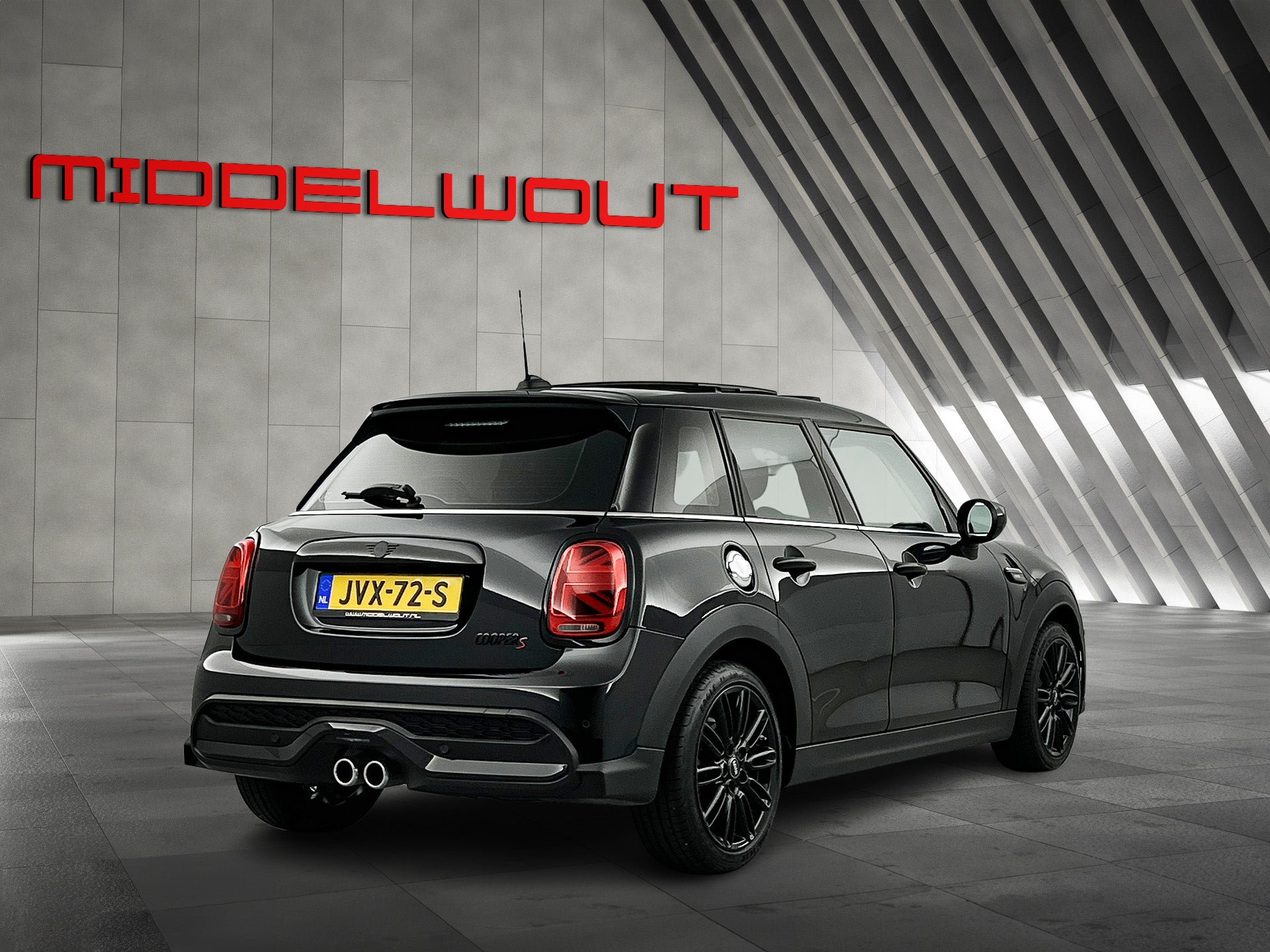 MINI Cooper S Mini 2.0 Aut. Black-Edition Pano-dak/Leder-Sportstoel/17'LMV 51280236 afbeelding 5 hexon-img:3cb482a0f7a2a0aa